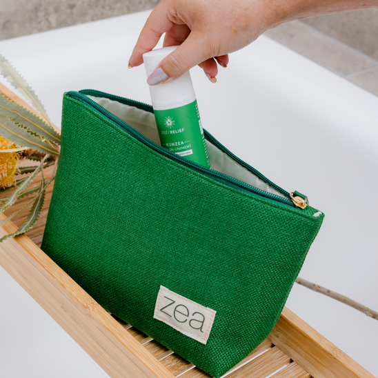 FREE Zea Premium Linen Toiletry Case